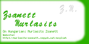 zsanett murlasits business card